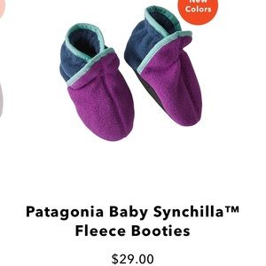 Patagonia 5T fleece booties slippers